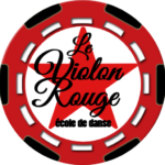 Logo de l'école de danse Le violon rouge (client)